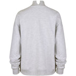 Minnesota Vikings Women's '47 Brand Gray Vantage Mock Neck Crewneck Pullover Sweatshirt Womens 47 Brand