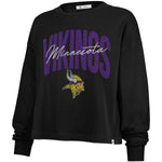 Minnesota Vikings Women's '47 Brand Black Sydney Long Sleeve Tee Womens 47 Brand
