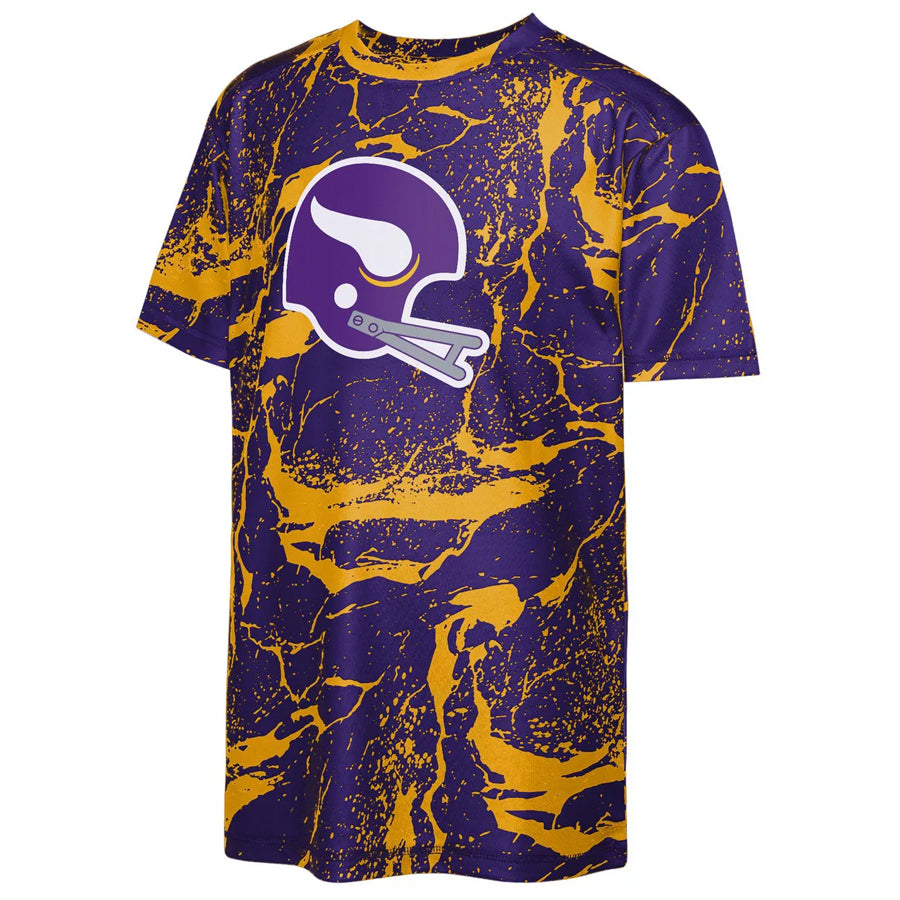 Minnesota Vikings Youth Endzone Tee Kids Outerstuff