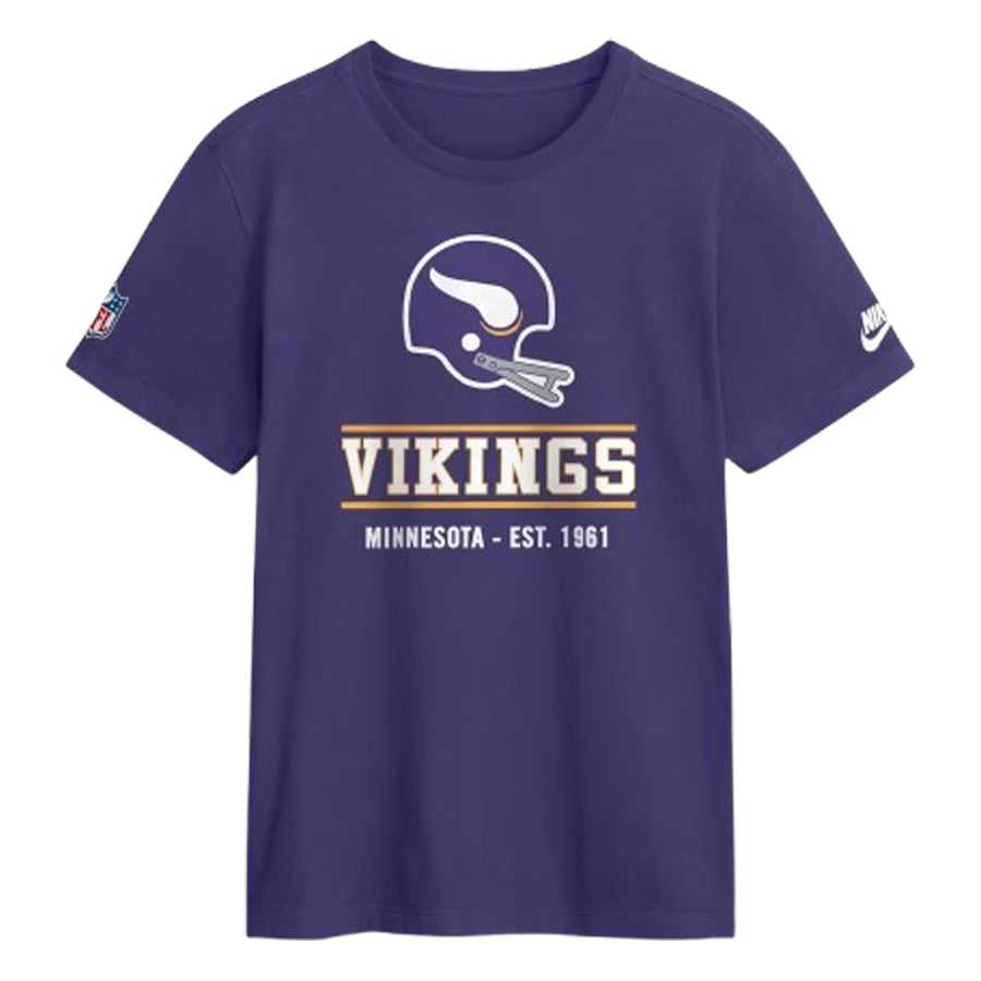 AVAILABLE IN-STORE ONLY! Minnesota Vikings Nike Purple Final Sprint Logo Tee Sweatshirts Nike