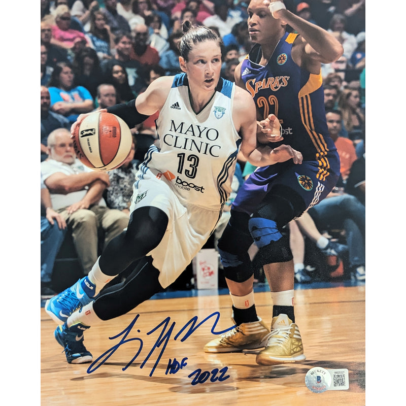 Lindsay Whalen Autographed Minnesota Lynx 8x10 Photo w/ HOF 22 Inscription Autographs FanHQ