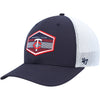 Minnesota Twins '47 Brand Navy Burgess Trucker Snapback Adjustable Hat Hats 47 Brand