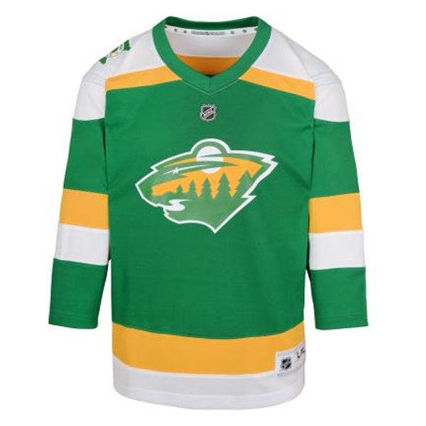 Minnesota Wild Kids Reverse Retro Replica Jersey (Size 4-7) Kids Outerstuff