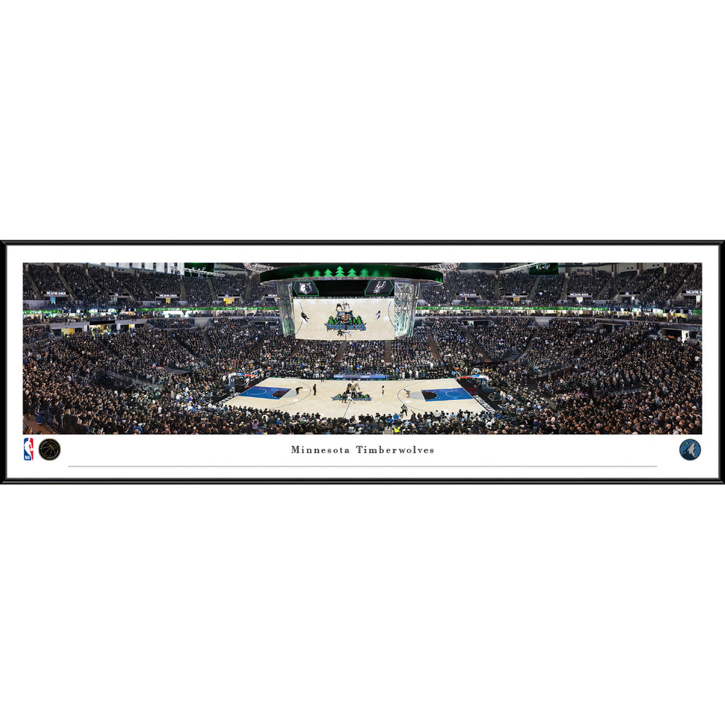 Minnesota Timberwolves Target Center Panoramic Picture IN-STORE ONLY Collectibles Blakeway Deluxe Frame