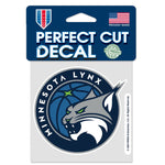 Minnesota Lynx 4" x 4" Perfect Cut Color Decal Accessories Wincraft   