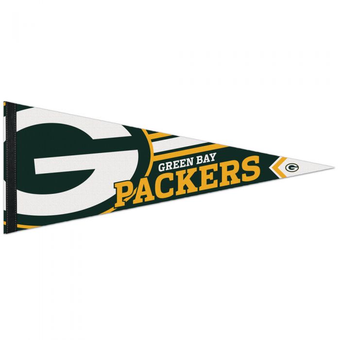 Green Bay Packers Logo Premium Pennant Collectibles Wincraft   