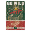 PRE-ORDER: Autographed Minnesota Wild 11x17 Wood Sign (Select Player From List) Autographs FanHQ Matt Boldy Go Wild sign