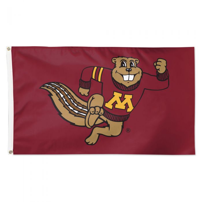 Minnesota Golden Gophers Deluxe 3' x 5' Flag Collectibles Wincraft   