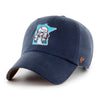 Minnesota Twins '47 Brand Navy Artifact Cooperstown Collection Minnie & Paul Logo Clean Up Hat