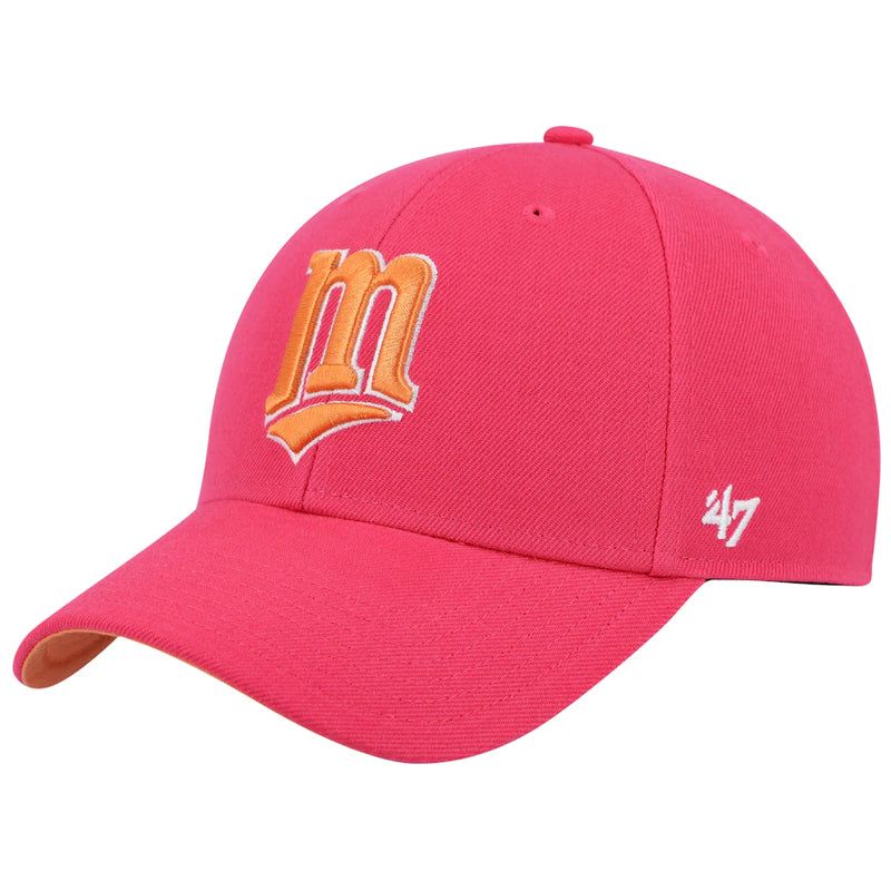 Minnesota Twins '47 MVP Sure Shot Magenta 1991 World Series Snapback Hat