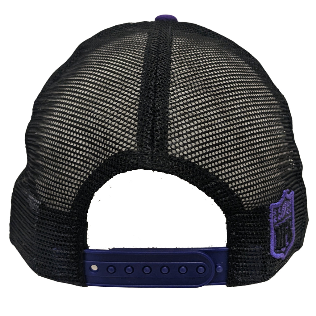 Minnesota Vikings New Era Black/Purple 9FIFTY Mesh Snapback Adjustable Hat