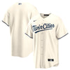 AVAILABLE IN-STORE ONLY! Minnesota Twins Nike Cream Twin Cities 2023 Home Alternate Replica Jersey