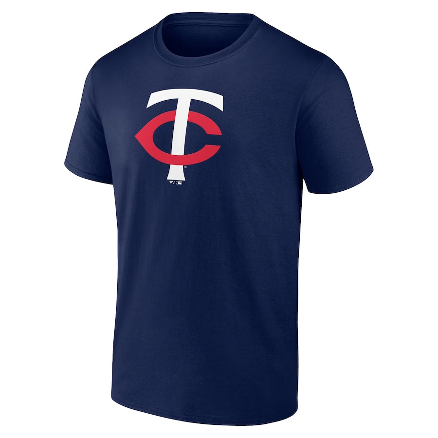 Minnesota Twins Fanatics Navy Official Team Logo T-Shirt