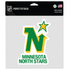 Minnesota North Stars 8" x 8" Perfect Cut Color Decal