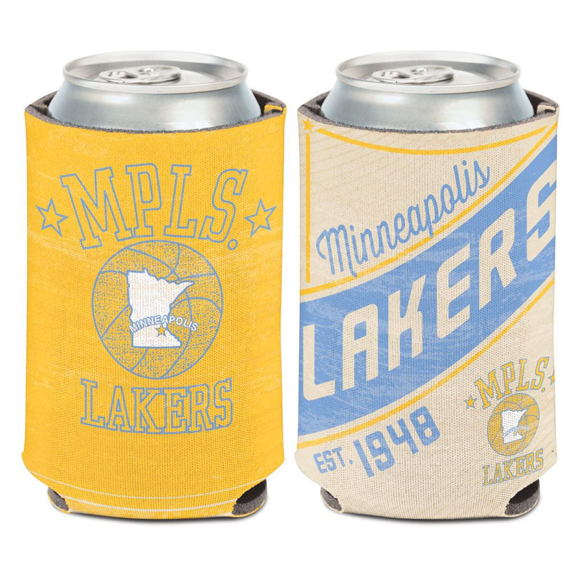 Minneapolis Lakers Hardwood Classics 2-Sided 12 oz. Can Cooler