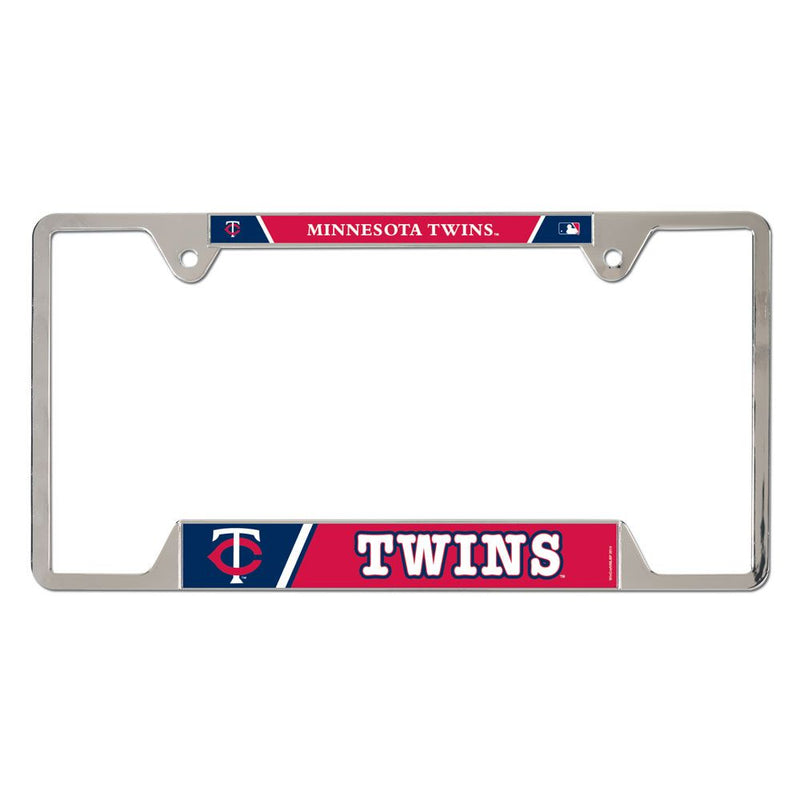 Minnesota Twins Metal License Plate Frame