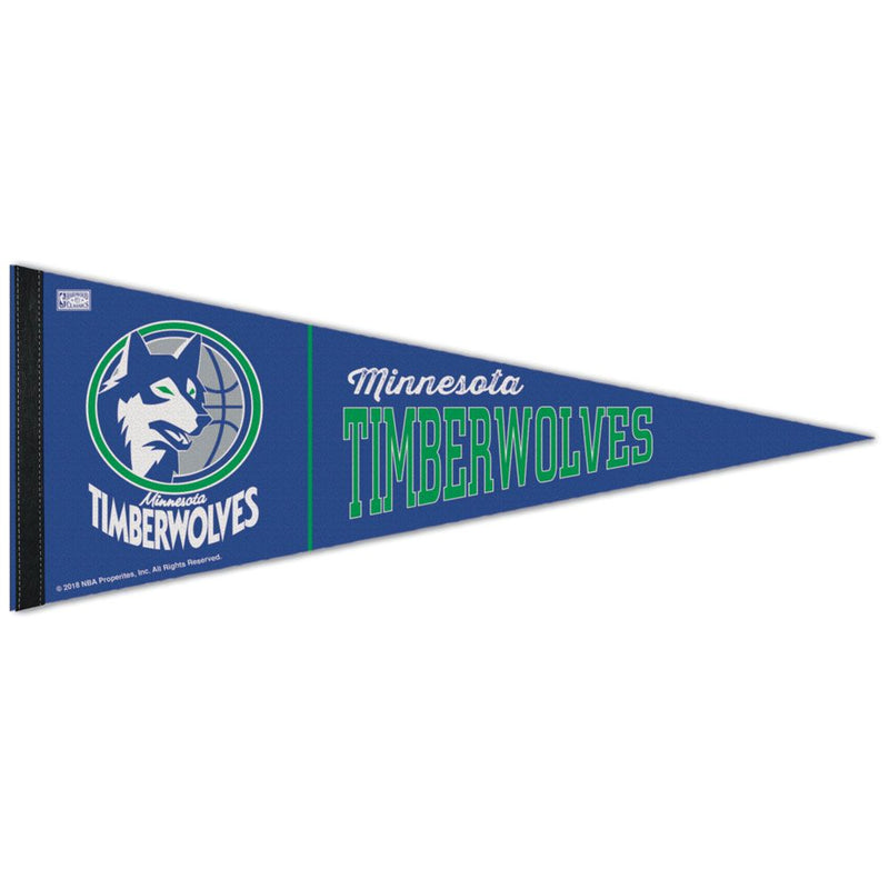 Minnesota Timberwolves Throwback Premium Pennant