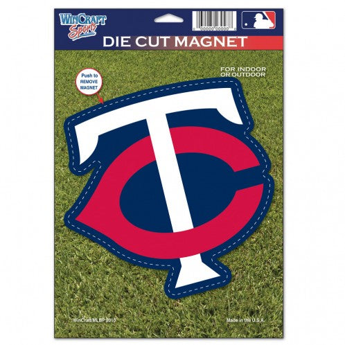 Minnesota Twins Die-Cut Logo Magnet Accessories Wincraft   