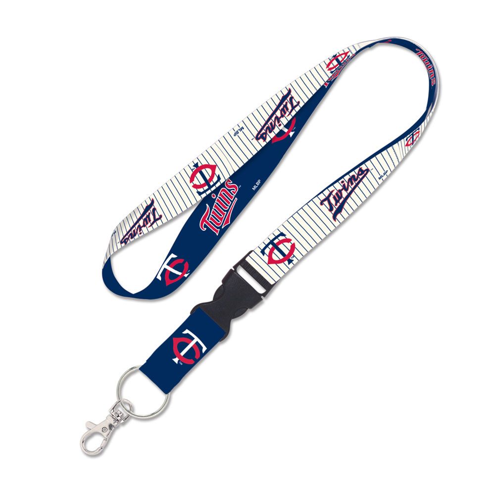 Minnesota Twins Lanyard 1" w/ Detachable Buckle Collectibles Wincraft   