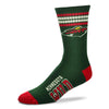 Minnesota Wild Team Color Duster Socks Socks For Bare Feet   