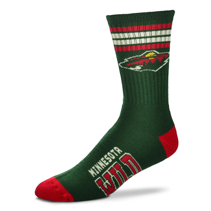 Minnesota Wild Team Color Duster Socks Socks For Bare Feet   