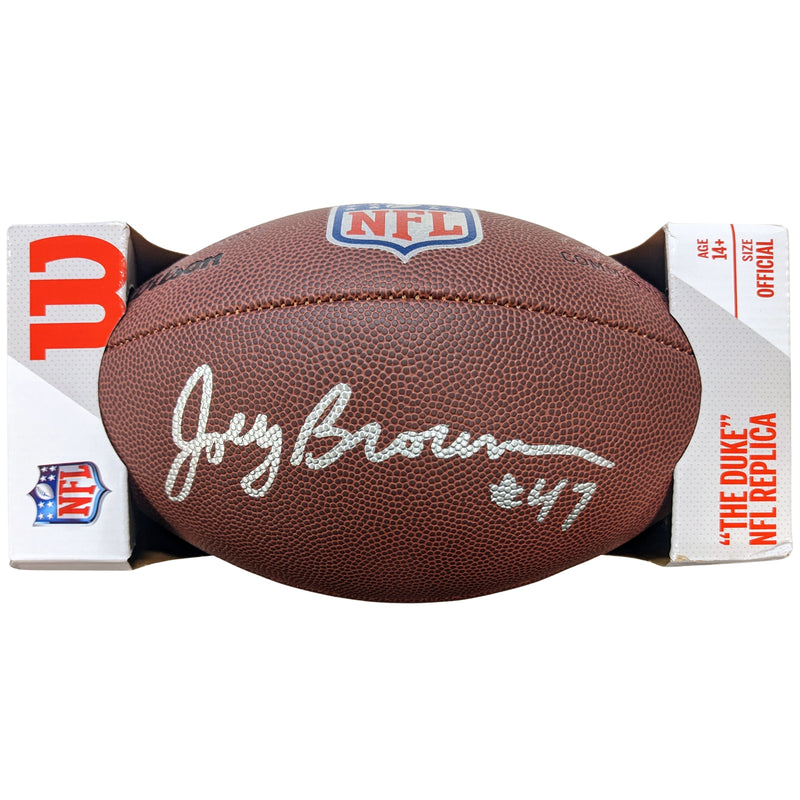 Joey Browner Autographed Wilson NFL Replica Football Minnesota Vikings