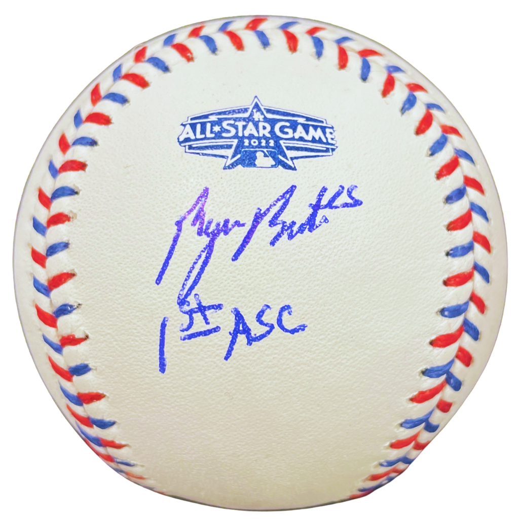 Byron Buxton Autographed 2022 All Star Game Baseball w/ 1st ASG Inscription (Numbered Edition) Autographs FanHQ   