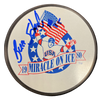 Buzz Schneider Autographed Miracle On Ice Puck Autographs Fan HQ   