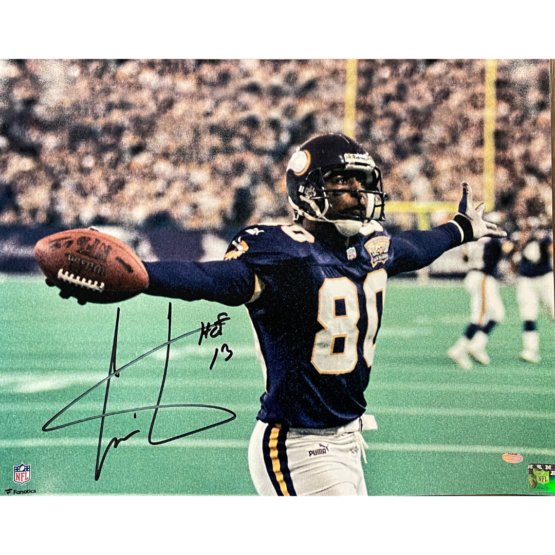 Cris Carter Autographed Minnesota Vikings 8x10 Photo – Fan HQ