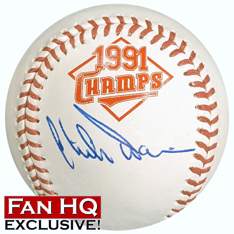 Chili Davis Autographed Fan HQ Exclusive 1991 Champs Baseball Minnesota Twins