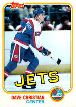 PRE-ORDER Dave Christian Autographed Hockey Card (Various To Choose From) Autographs FanHQ 1981-82 Topps  