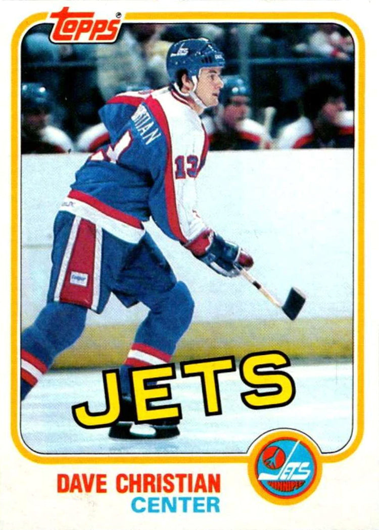PRE-ORDER Dave Christian Autographed Hockey Card (Various To Choose From) Autographs FanHQ 1981-82 Topps  