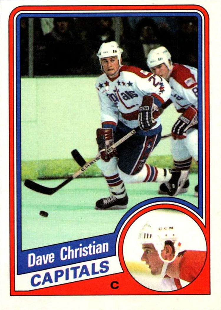 PRE-ORDER Dave Christian Autographed Hockey Card (Various To Choose From) Autographs FanHQ 1984-85 O-Pee-Chee  
