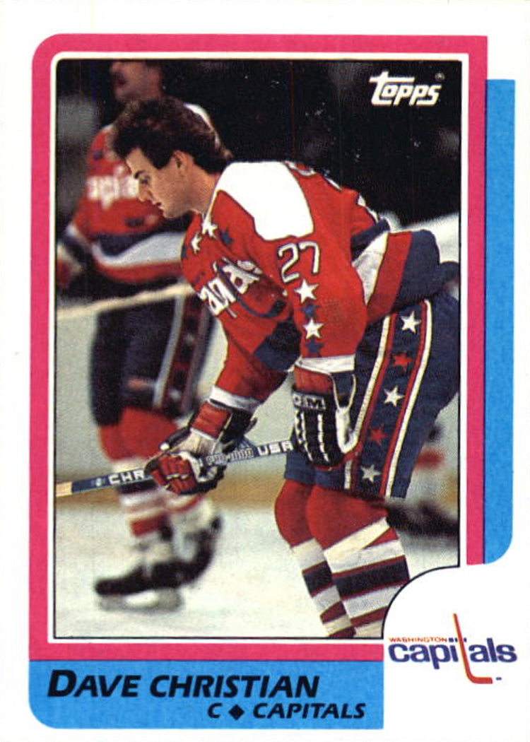 PRE-ORDER Dave Christian Autographed Hockey Card (Various To Choose From) Autographs FanHQ 1986-87 Topps  