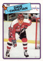 PRE-ORDER Dave Christian Autographed Hockey Card (Various To Choose From) Autographs FanHQ 1988-89 Topps  