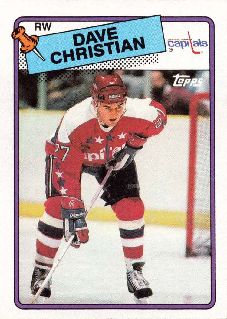 PRE-ORDER Dave Christian Autographed Hockey Card (Various To Choose From) Autographs FanHQ 1988-89 Topps  