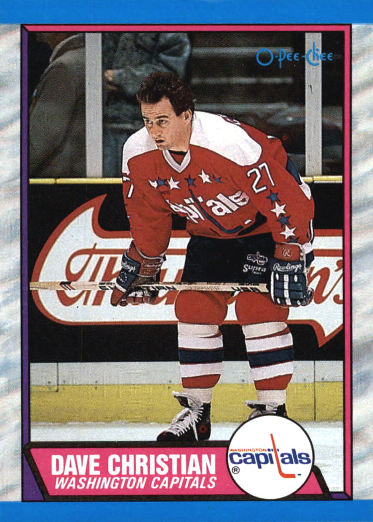 PRE-ORDER Dave Christian Autographed Hockey Card (Various To Choose From) Autographs FanHQ 1989-90 O-Pee-Chee  