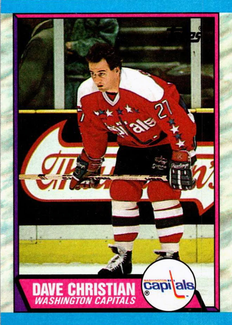 PRE-ORDER Dave Christian Autographed Hockey Card (Various To Choose From) Autographs FanHQ 1989-90 Topps  
