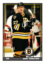 PRE-ORDER Dave Christian Autographed Hockey Card (Various To Choose From) Autographs FanHQ 1991-92 O-Pee-Chee  