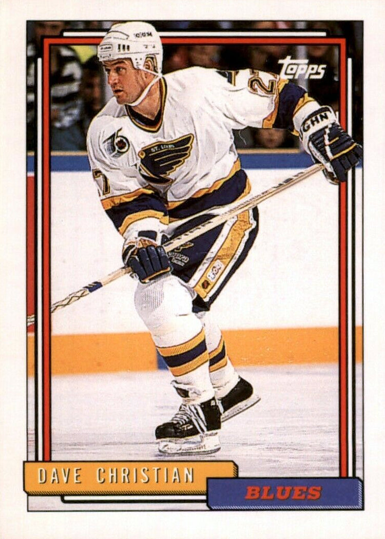PRE-ORDER Dave Christian Autographed Hockey Card (Various To Choose From) Autographs FanHQ 1992-93 Topps  