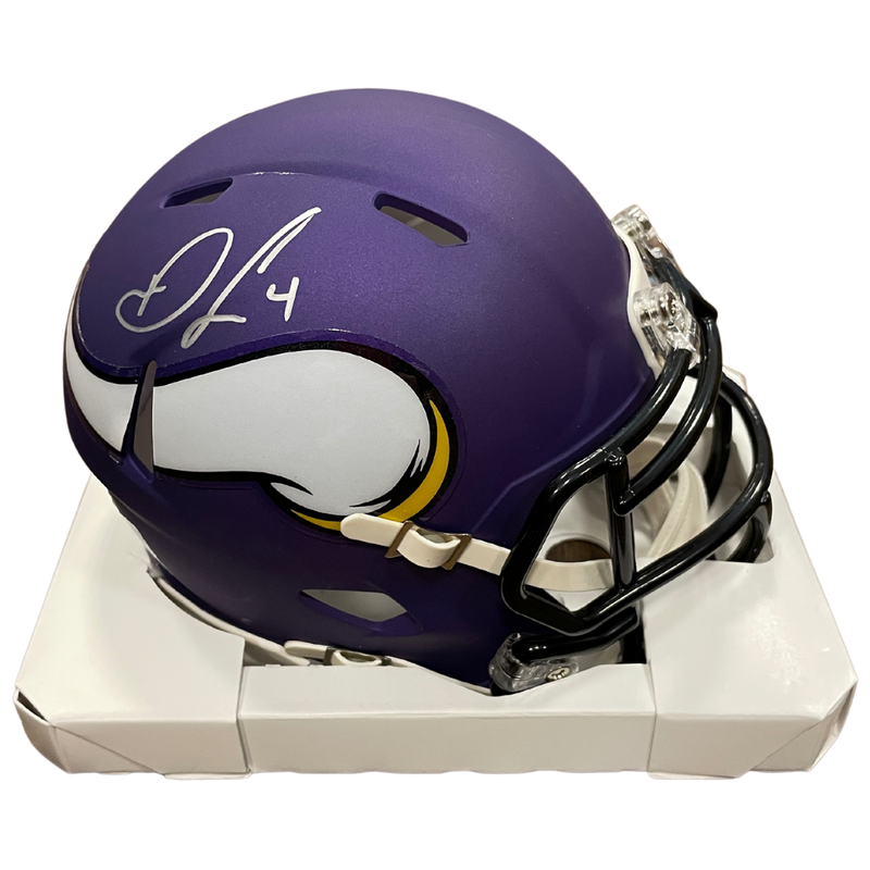 Dalvin Cook Autographed Minnesota Vikings Speed Mini Helmet