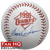 Scott Erickson Autographed Fan HQ Exclusive 1991 Champs Baseball Minnesota Twins