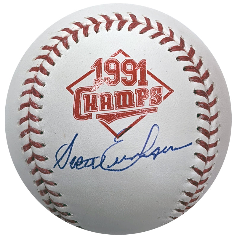 Scott Erickson Autographed Fan HQ Exclusive 1991 Champs Baseball Minnesota Twins