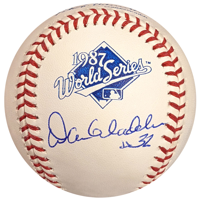 Dan Gladden Autographed 1987 World Series Baseball Minnesota Twins
