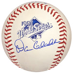 Dan Gladden Autographed 1991 World Series Baseball Minnesota Twins