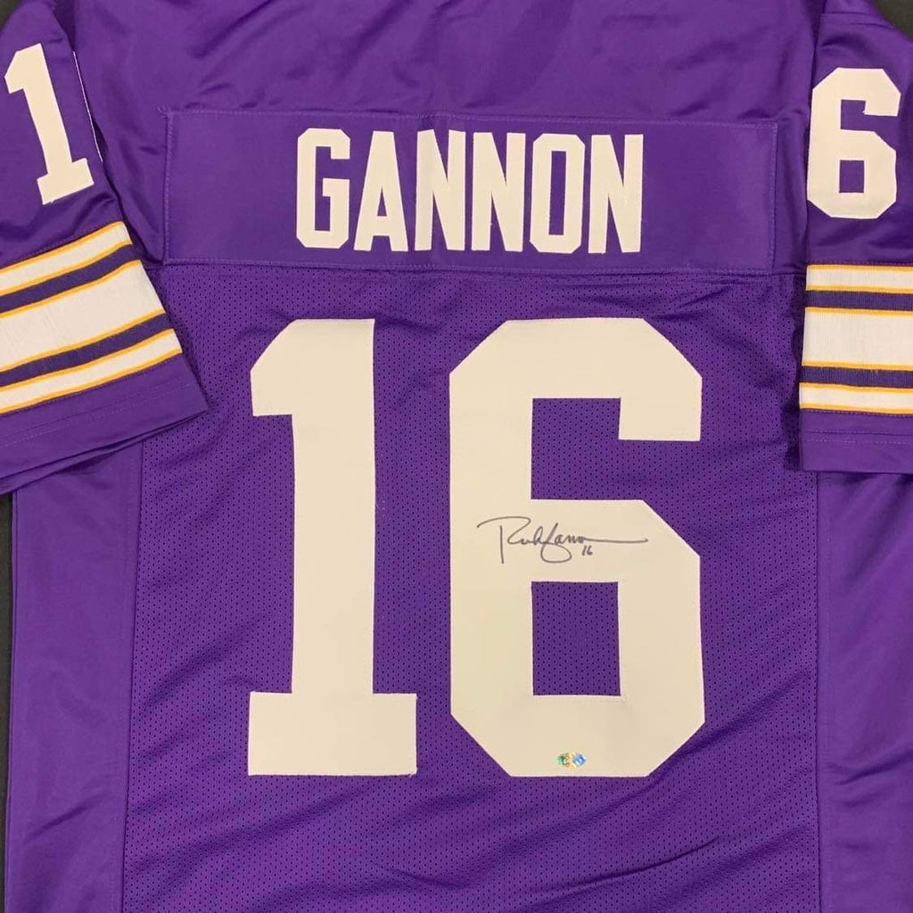 Rich Gannon Autographed Purple Pro-Style Jersey – Fan HQ