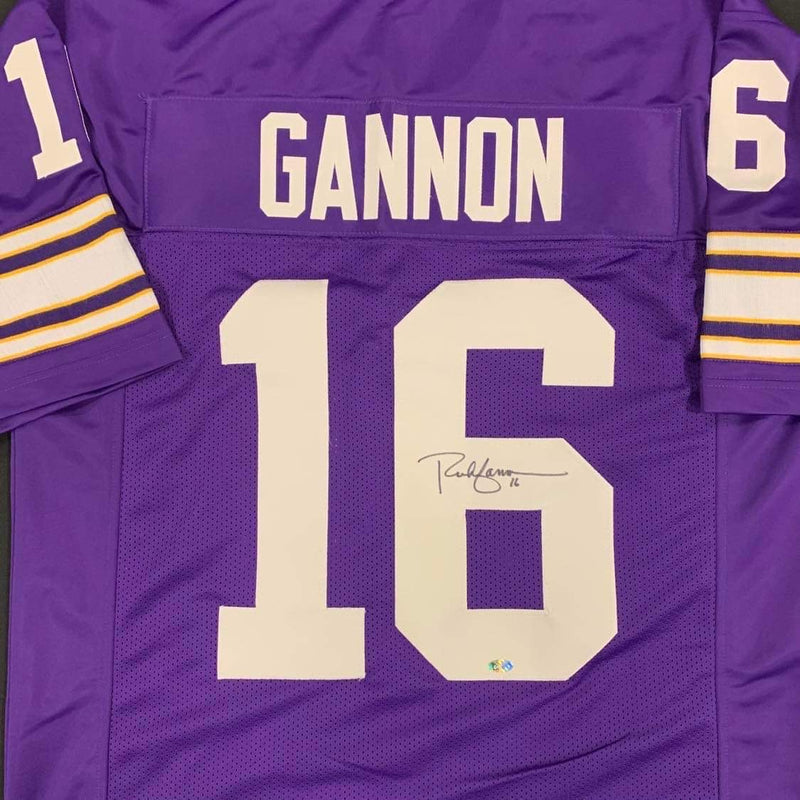 Rich Gannon Autographed Purple Pro-Style Jersey