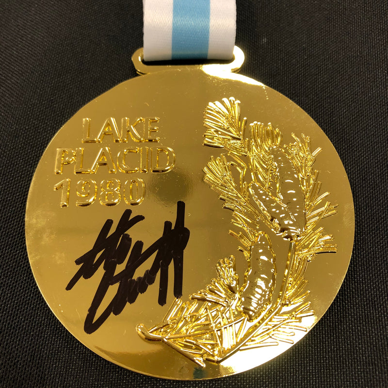 Steve Christoff Autographed Replica 1980 Gold Medal