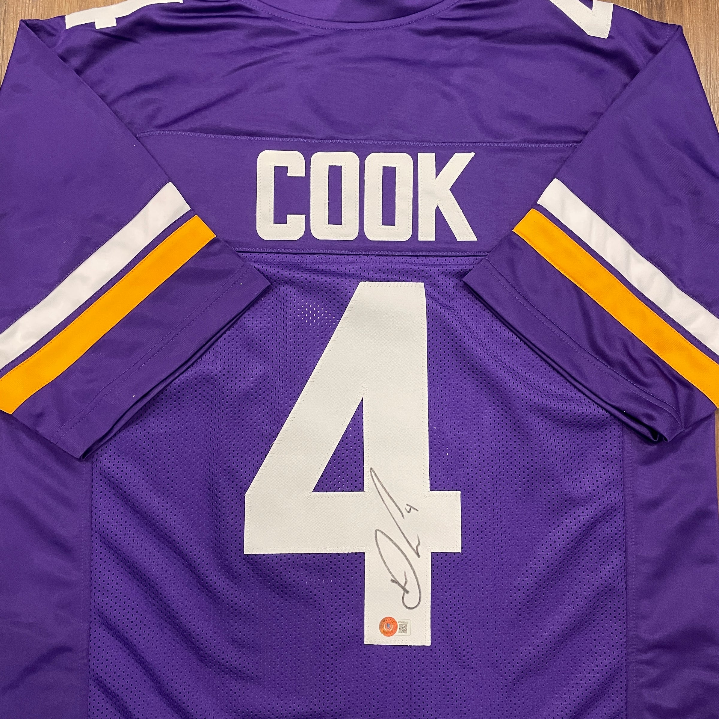 Dalvin Cook Autographed Purple Pro-Style Jersey – Fan HQ
