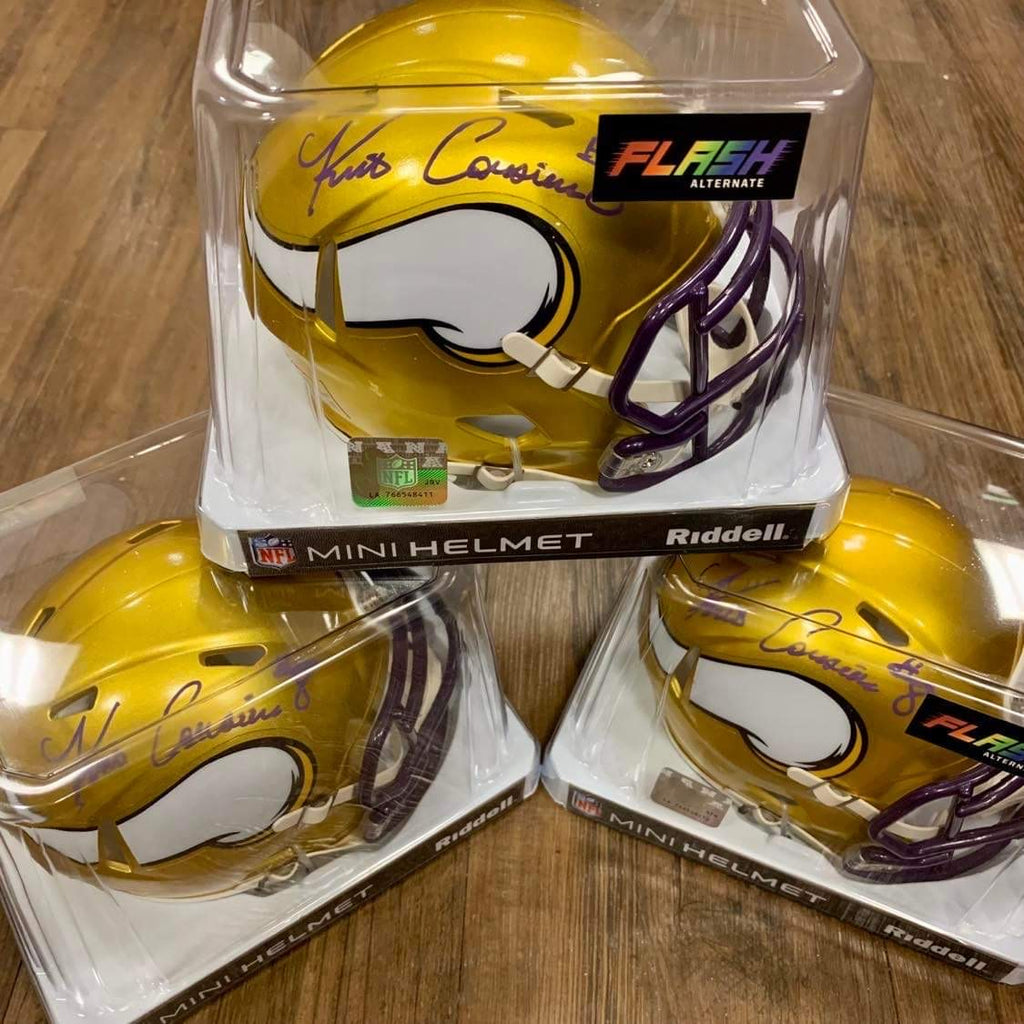 Kirk Cousins Autographed Minnesota Vikings Flash Mini Helmet